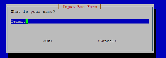 inputbox dialog