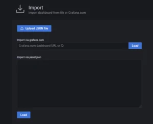 Dashboards Import