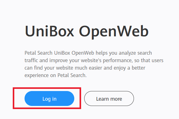 UniBox OpenWeb log in