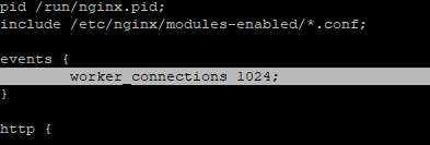 nginx worker_connections
