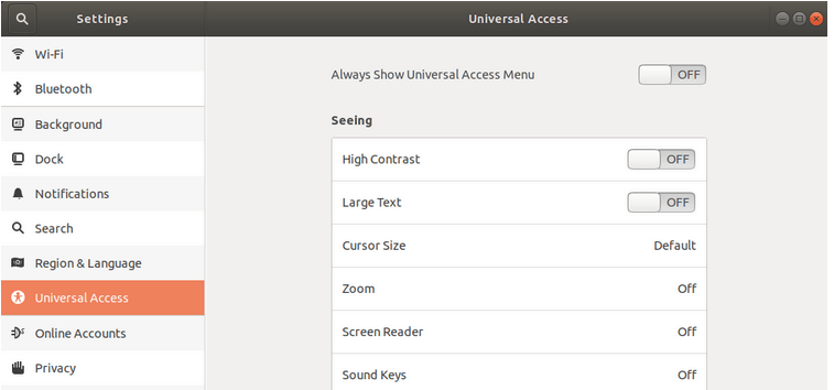 Universal Access