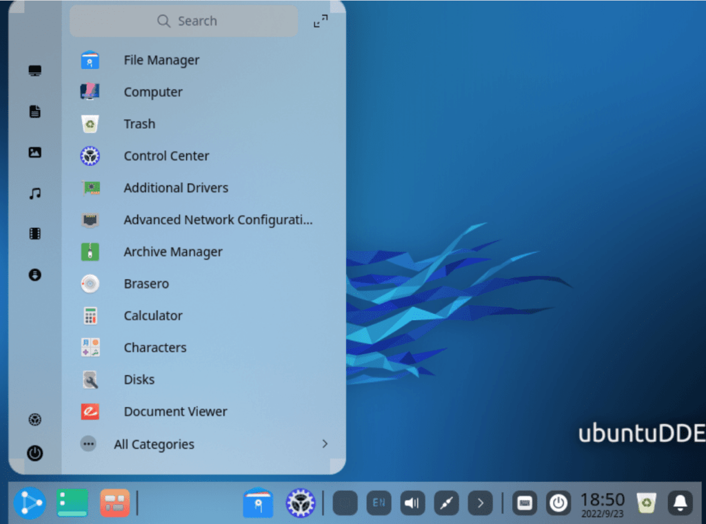 Deepin Desktop в Ubuntu Linux