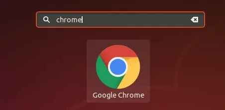 Доступ к Chrome из меню приложений