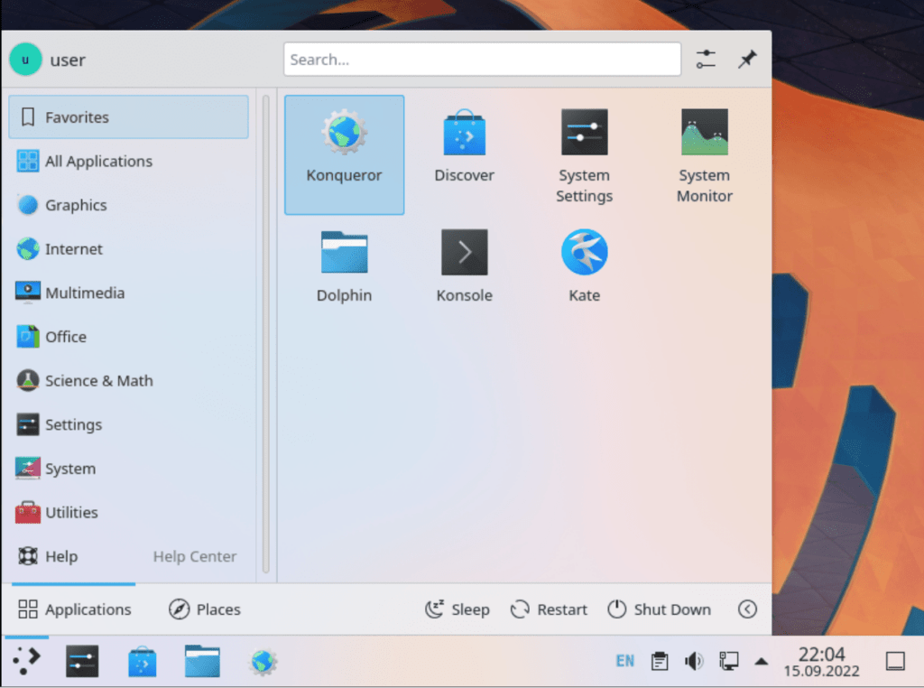 Kubuntu Plasma Desktop