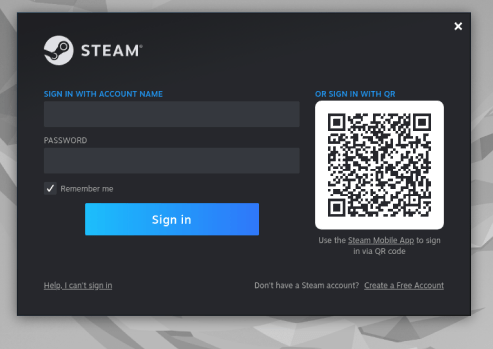 Запуск Steam