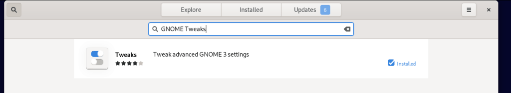 GNOME Tweaks