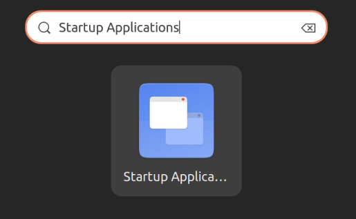 Запустить Startup Applications