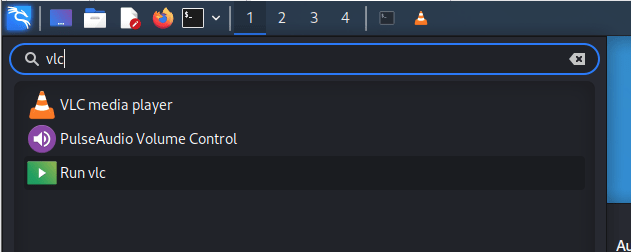 Заначек VLC в kali Linux