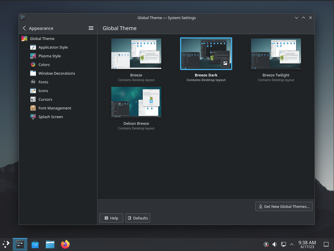 Как установить KDE Plasma в Debian 12 - General Software