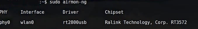 sudo airmon-ng